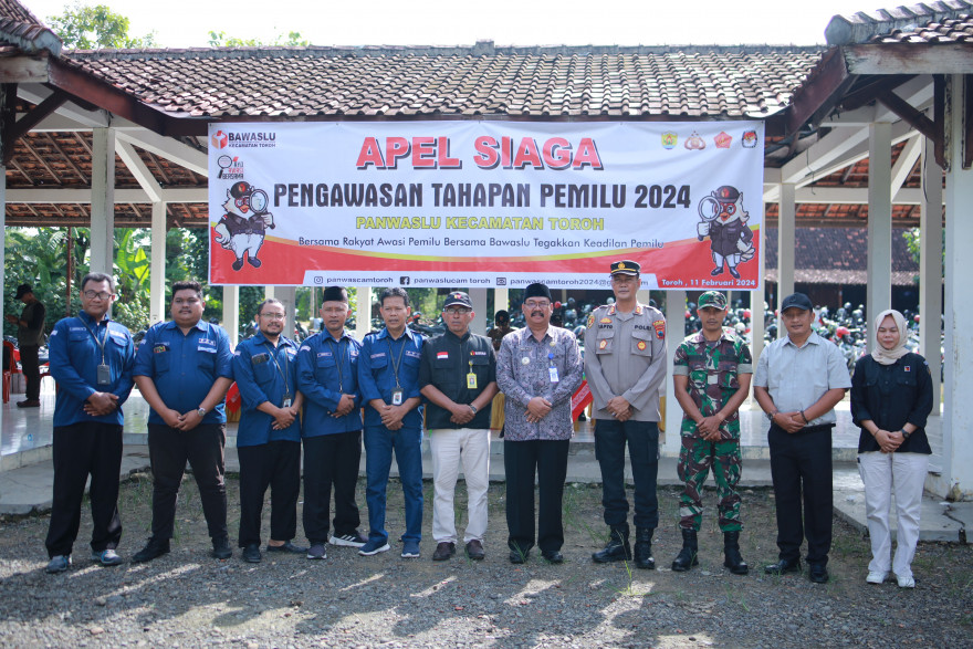 Apel Siaga Pengawasan Tahapan Pemilu 2024 di Tambirejo