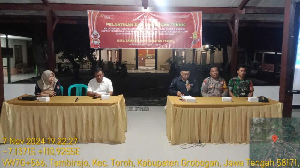 KPPS Tambirejo Siap Laksanakan Pilkada Serentak 2024