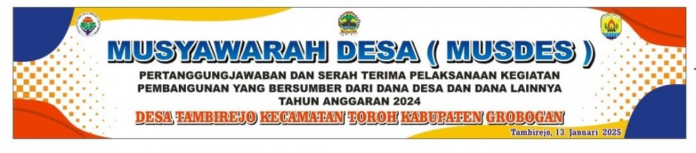 Musyawarah Desa Pertanggungjawaban dan Serah Terima Pelaksanaan Pembangunan Desa dari Dana Desa dan Dana Lainnya Tahun 2024