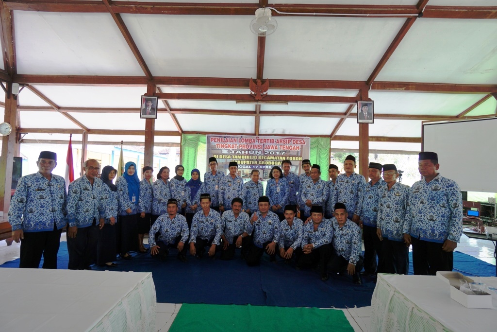 Kegiatan Lomba Tertib Arsip Desa Tahun 2017 Tingkat Provinsi Jawa Tengah