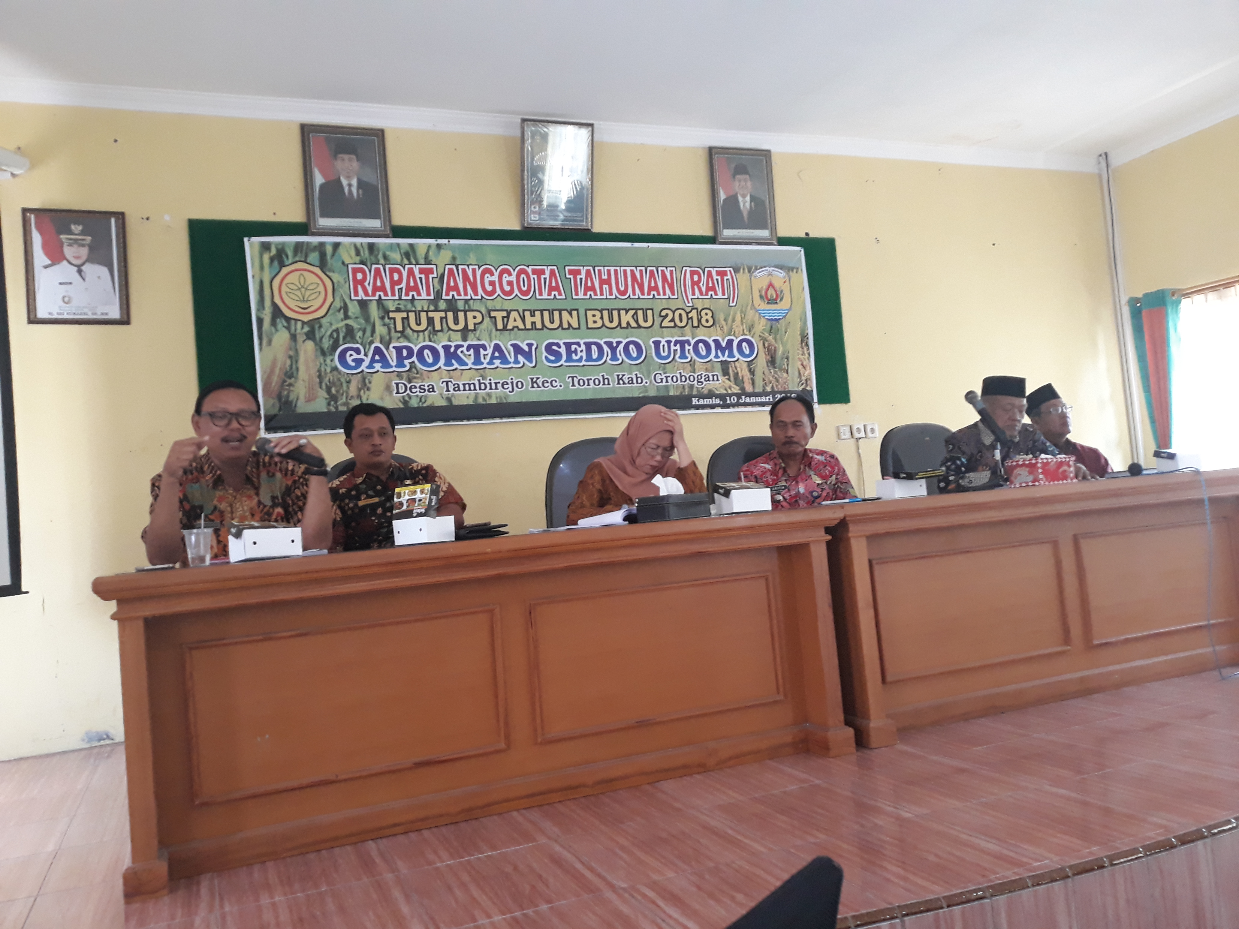 GAPOKTAN SEDYO UTOMO MENGADAKAN RAT KE IX