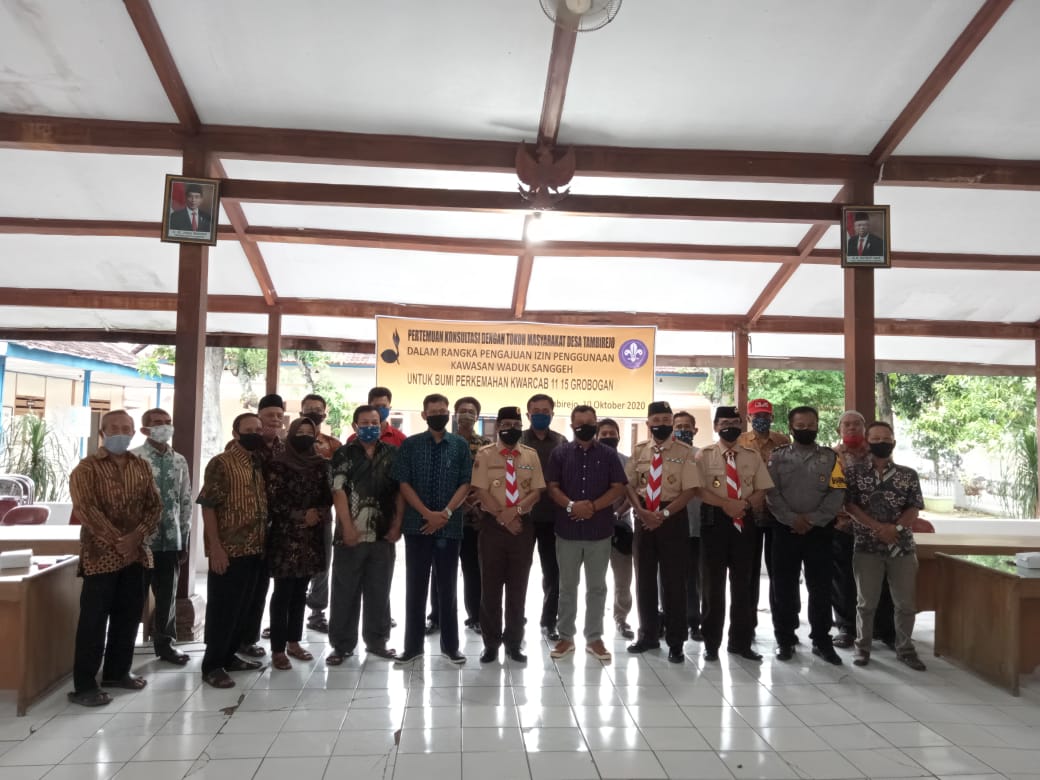 Pertemuan Kwarcab 11.15 Grobogan dengan Tomas Desa Tambirejo