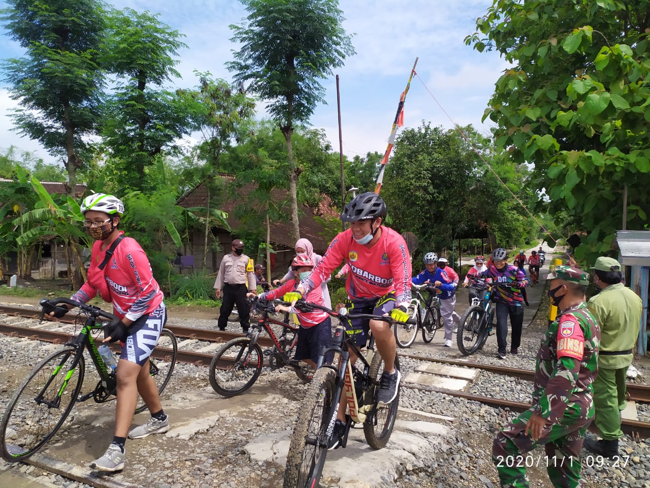 PJS. BUPATI GROBOGAN GOWES BARENG KE WADUK SANGGEH