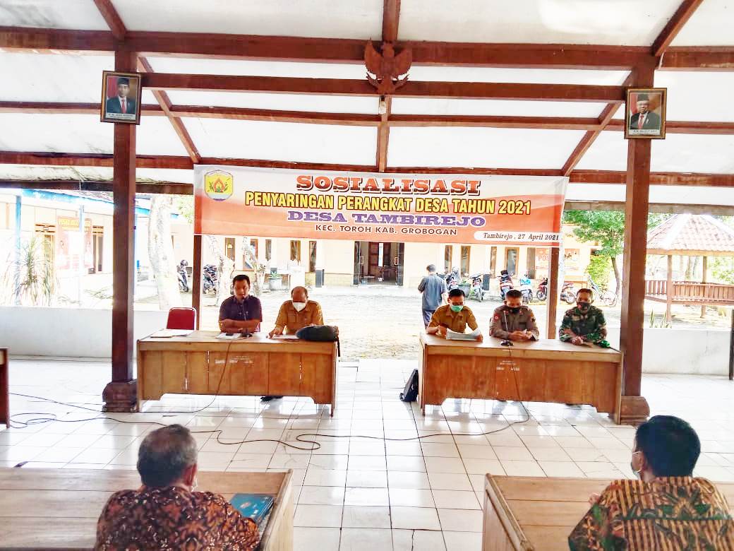 Sosialisasi Pengisian Perangkat Desa Tahun 2021