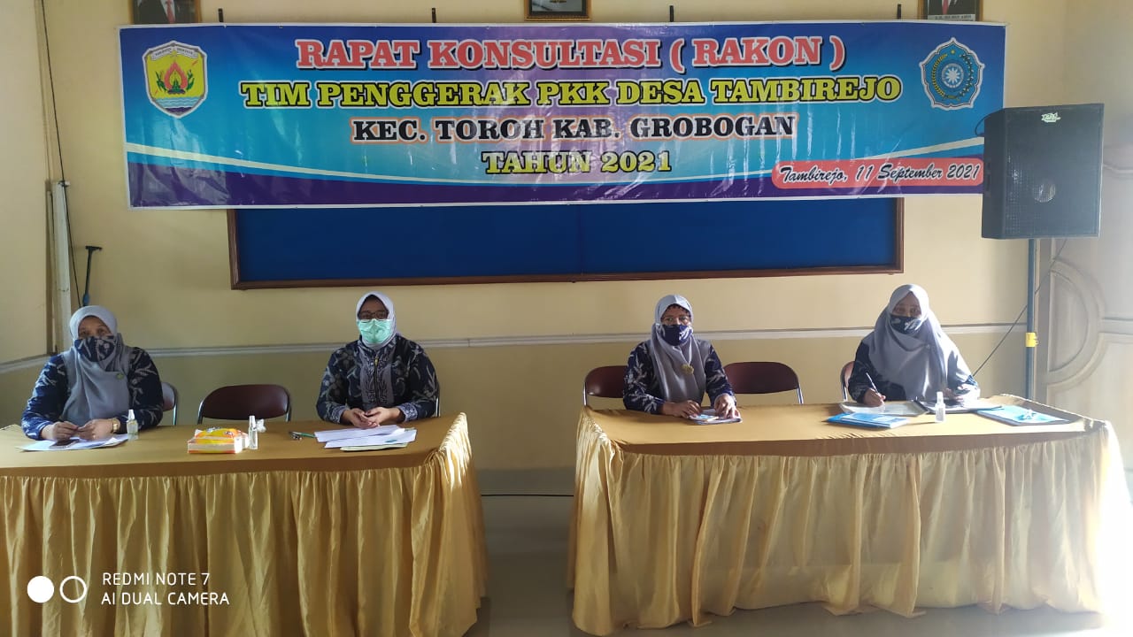 PKK TAMBIREJO LAKSANAKAN RAKON TAHUN 2021